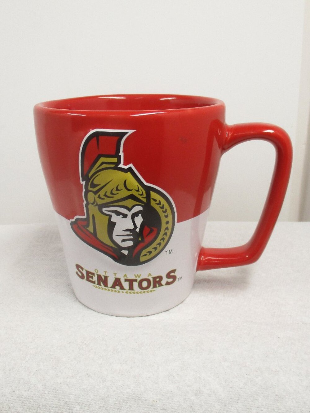 Ottawa Senators NHL Hockey Ceramic 3D Coffee Cup Mug Authentic Licensed EUC